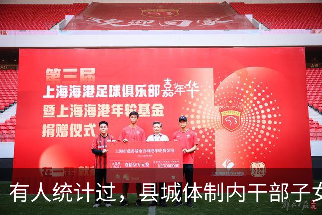 有人统计过，县城体制内干部子女基本在机关事业、电力等国企工作